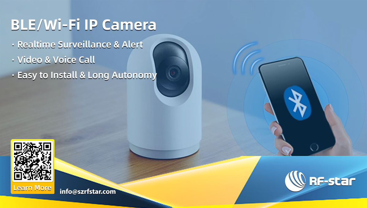 Câmera IP BLE/Wi-Fi